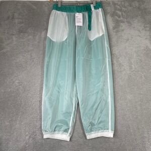 Nike Tech Pack Pants Womens Medium Green Translucent Mesh Lined